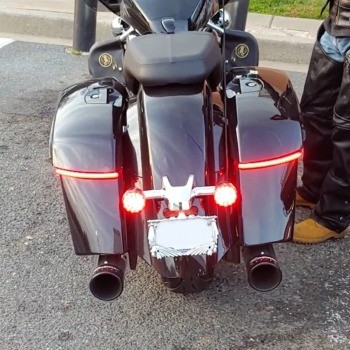 photo by Herbie - LED Saddlebag Lights for Indian®