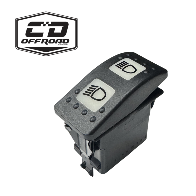 3-Position Non-Interrupting Lighted Rocker Switch
