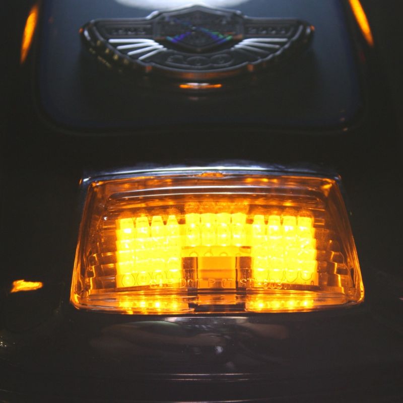  Front Fender Tip LED Insert with Auxiliary Running Light for Harley-Davidson® Motorcycles