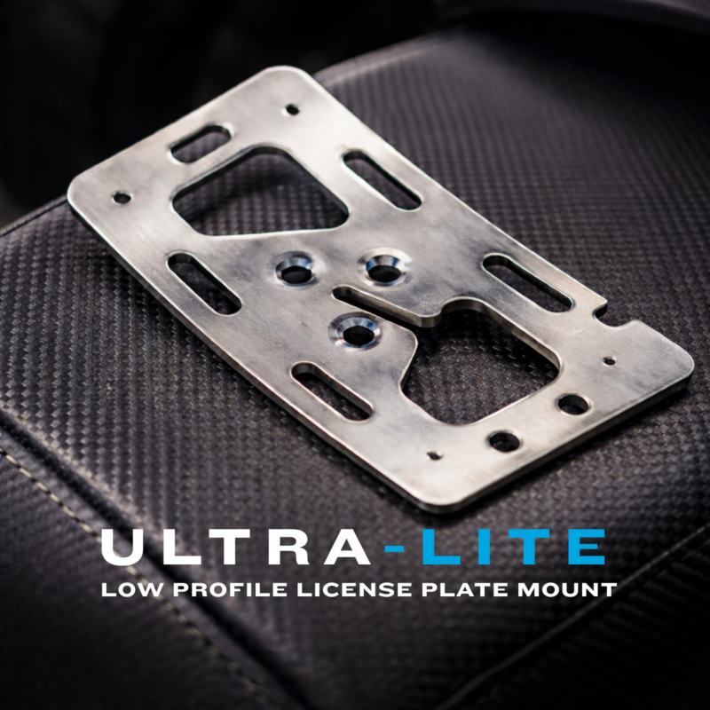 Ultra-Lite Low Profile License Plate Mount