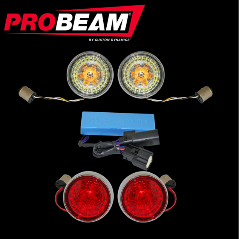 Bullet Bezel ProBEAM® 1157 Turn Signal Conversion Kit with Signal Stabilizer™