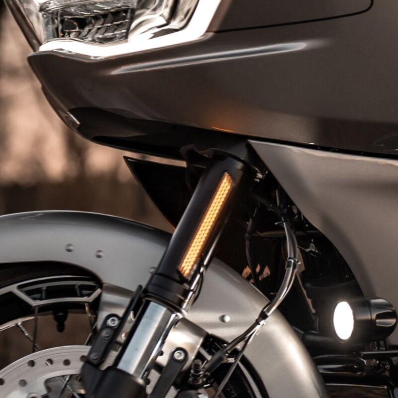 Run/Turn Auxiliary LED Fork Lightz™ for 2014-2025 Harley-Davidson® Touring & TriGlide