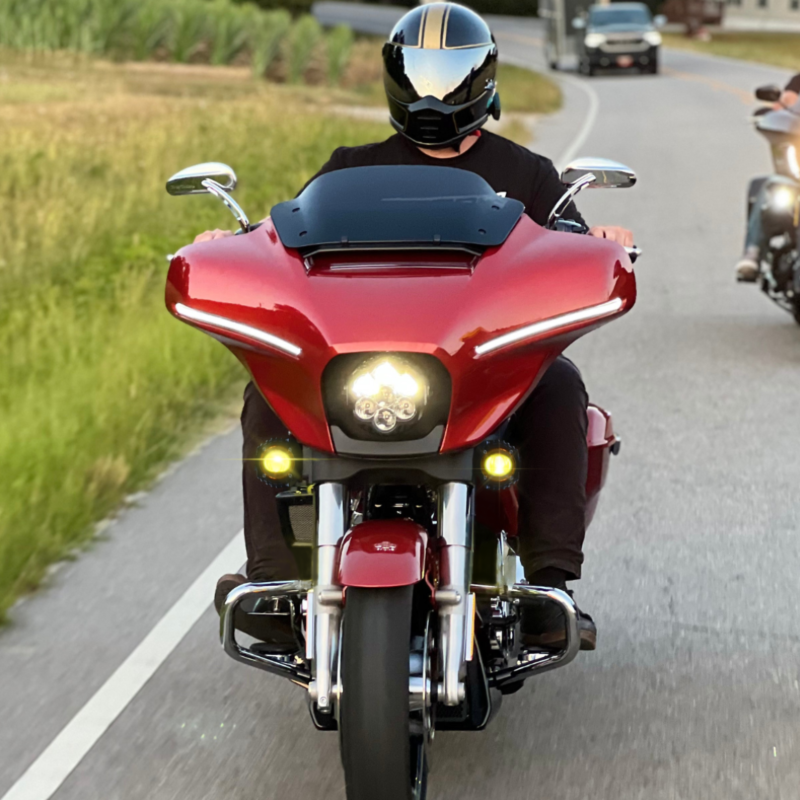 Street Glide Wind Deflector Mount for Shark Demon® Fog Lights