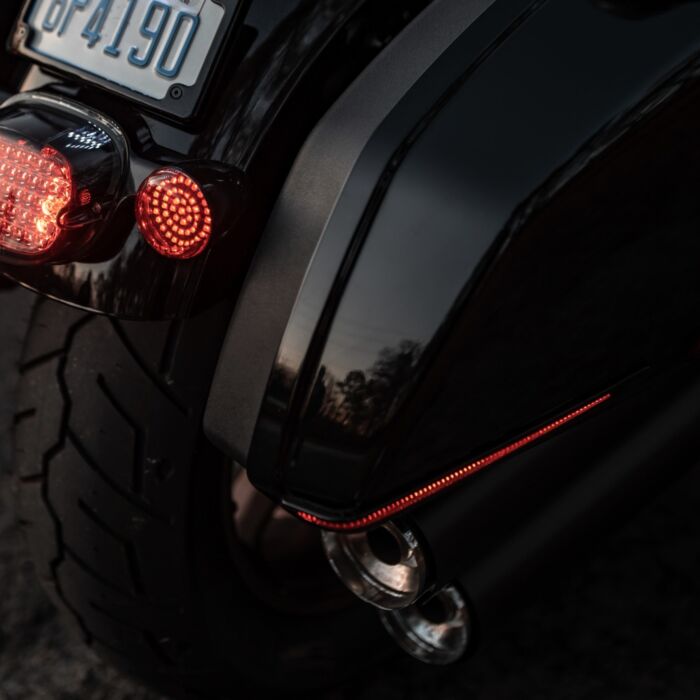 LED Saddlebag Lights for Harley Softail Low Rider ST Models